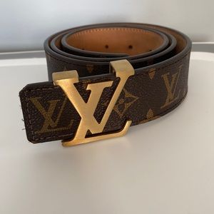PRELOVED AUTHENTIC LV MONOGRAM BELT